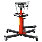 Transmission Jack, High Lift 1660 Lbs Hydraulic Telescoping Transmission Jack 2 Stage Hydraulic Ram Transmission Floor Jack Floor Jack Stand 360° Swivel Wheel Hydraulic Garage/Shop Lift Hoist